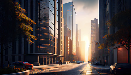 city during daytime world cities day 31 october Generative AIの素材