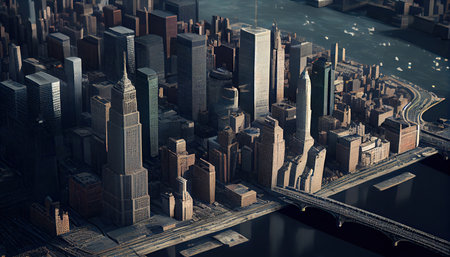 city during daytime world cities day 31 october Generative AIの素材