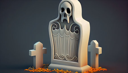 Halloween day eyes of Jack O' Lanterns trick or treating Samhain All Hallows' Eve All Saints' Eve All hallowe'en spooky Horror Ghost Demon background October 31 Generative AIの素材