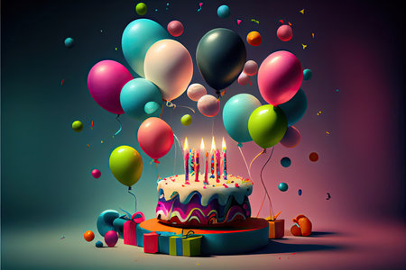 Happy Birthday Celebrationの素材