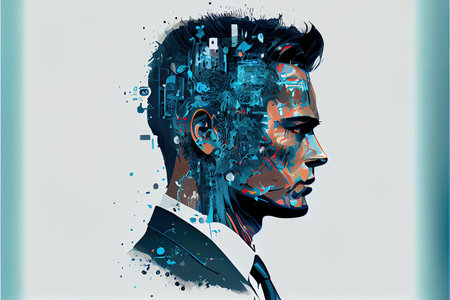 Illustration of a Businessmanの素材