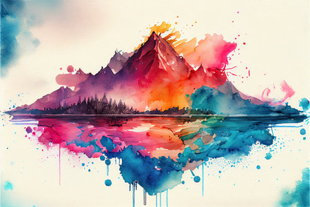 watercolor backgroundの素材