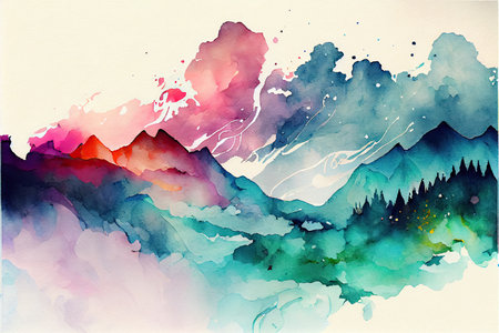 watercolor backgroundの素材