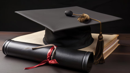 Learning Study Success Graduation AI Generatedの素材