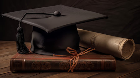 Learning Study Success Graduation AI Generatedの素材