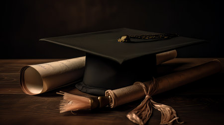 Learning Study Success Graduation AI Generatedの素材
