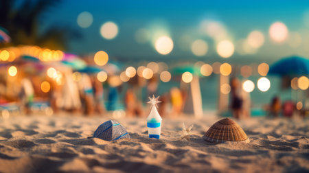 Summer the hottest season Generative AIの素材