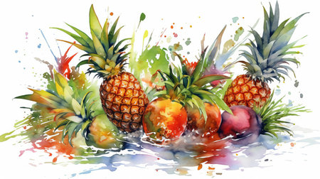 Summer the hottest season Generative AIの素材