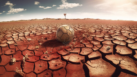 World Day Against Drought and Drought 3D Cartoons 17th June Generative AIの素材