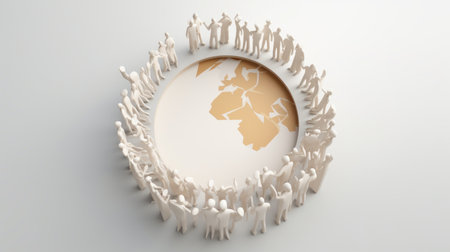 international day of friendship cartoon 3d july 30th Generative AIの素材