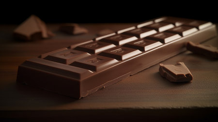 World Chocolate Day chocolate bar July 07 Generative AIの素材