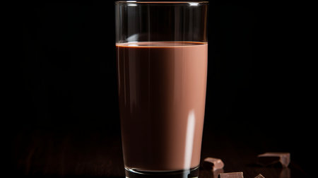 World Chocolate Day July 07 chocolate milk Generative AIの素材