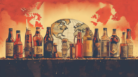 International Beer Day August 4 Generative AIの素材