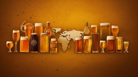 International Beer Day August 4 Generative AIの素材