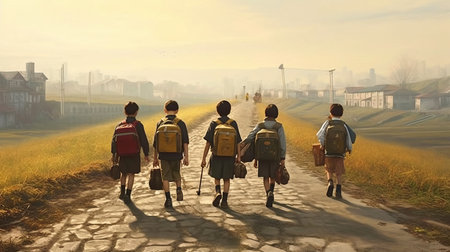 Back To School Generative AIの素材