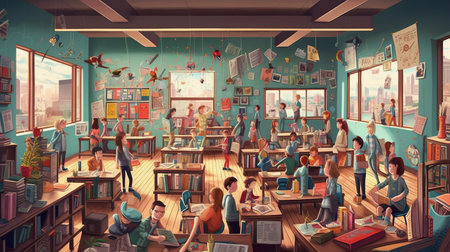 Back To School Generative AIの素材