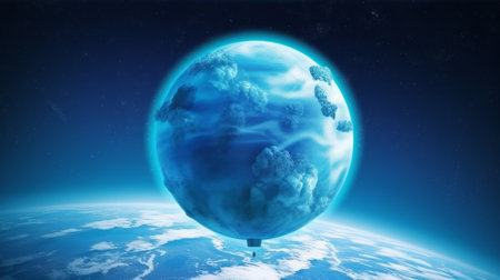 International Day for the Protection of the Ozone Layer 16th September Generative AIの素材