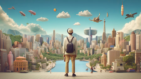 world tourism day 27th september Generative AIの素材
