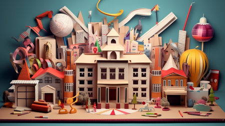 Back to School celebrating a new school year 1th Augustの素材