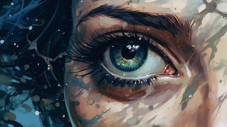 world sight day 8th october Generative AIの素材