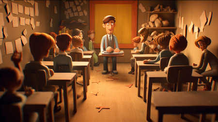 world teachers day 5th october Generative AIの素材