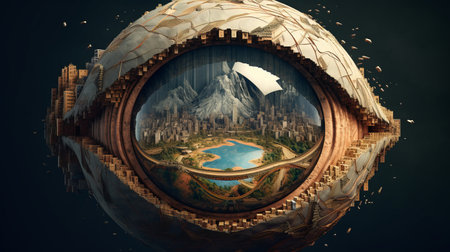 world sight day 8th october Generative AIの素材