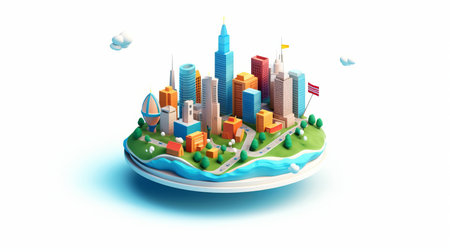 world city day 31th october Generative AIの素材