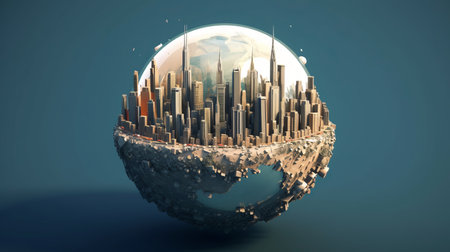 world city day 31th october Generative AIの素材