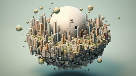 world city day 31th october Generative AIの素材