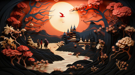 Chuseok 28th September until 30th September Generative AIの素材