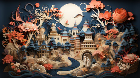 Chuseok 28th September until 30th September Generative AIの素材