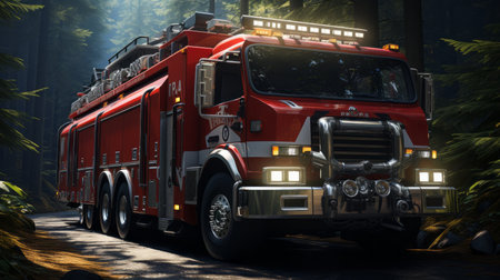 Calling 911 Emergency Personnel Service Generative AIの素材