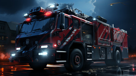 Calling 911 Emergency Personnel Service Generative AIの素材