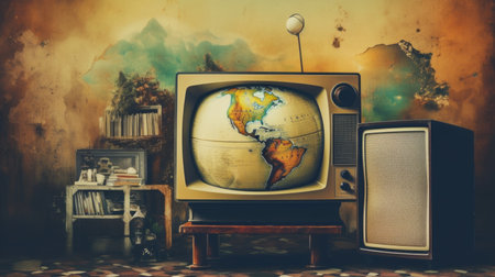 world television day 21th november Generative AIの素材