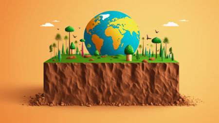 World Soil Day 5th December Generative AIの素材