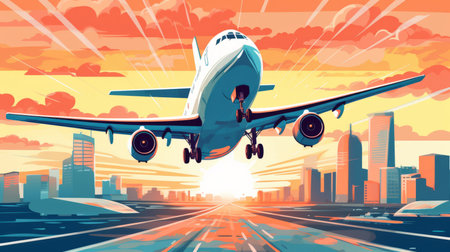International Civil Aviation Day 7th December Generative AIの素材