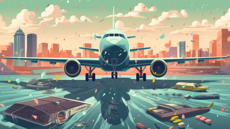 International Civil Aviation Day 7th December Generative AIの素材