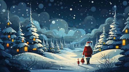 Merry Christmas Generative AIの素材