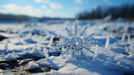 winter season 22 December to 22 March Style Papercut Vecto Generative AIの素材