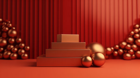 Podium Christmas Generative AIの素材