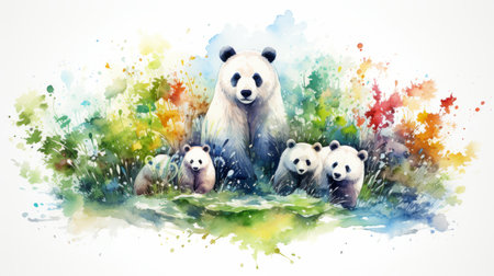 World animal day October 4 Generative AIの素材