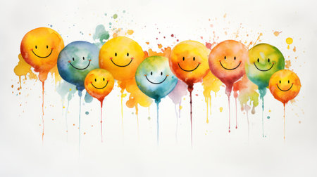 World smile day October 6th Generative AIの素材