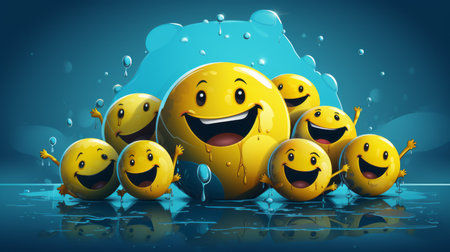 World smile day October 6th Generative AIの素材