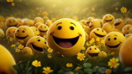 World smile day October 6th Generative AIの素材