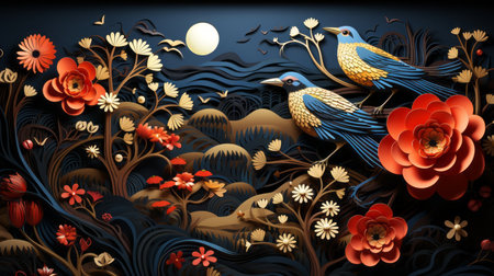 National Bird Day 5th January Generative AIの素材