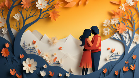 International Hug Day 21th January Generative AIの素材