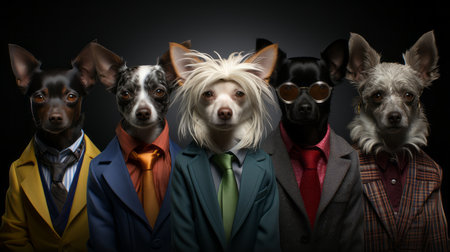 Pet Dress Up Day January 14 Generative AIの素材