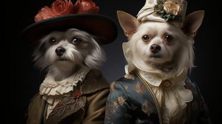 Pet Dress Up Day January 14 Generative AIの素材