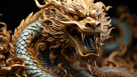 Dragon Chinese New Year 10th February Generative AIの素材