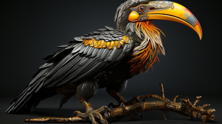 Hornbill love day 13th February Generative AI (1)の素材